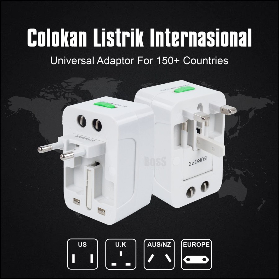 Universal Travel Adaptor - Colokan Steker Listrik Multi International