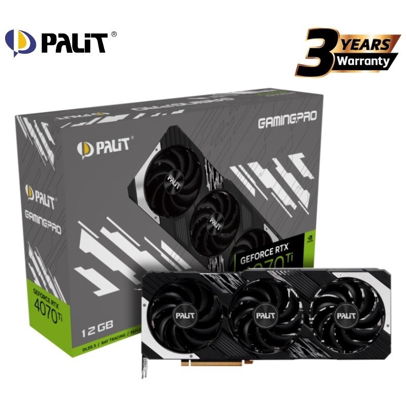 PALIT RTX 4070 Ti GamingPro 12GB GDDR6X | VGA Gaming RTX 4070Ti