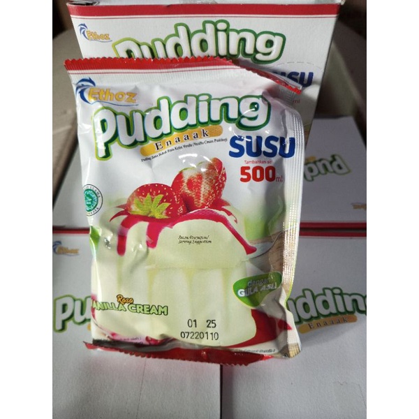 

puding susu vanila cream