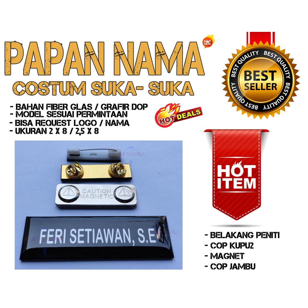 

PAPAN NAMA RESIN