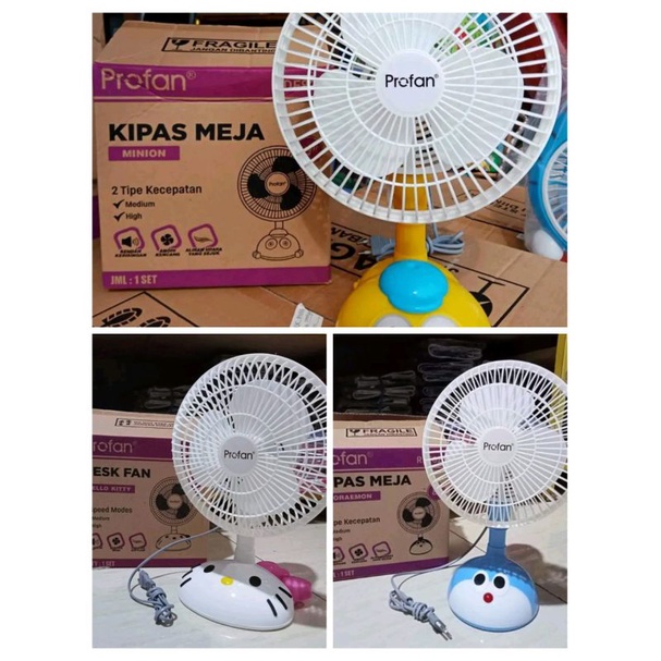 PROFAN RDF-820 DESK FAN | KIPAS ANGIN MEJA/KARAKTER 8 INCH