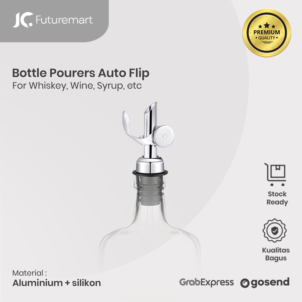 BOTTLE POURER SMOOTH STOPPER TUTUP BOTOL LIQUOR WHISKEY WINE - CF-BP1