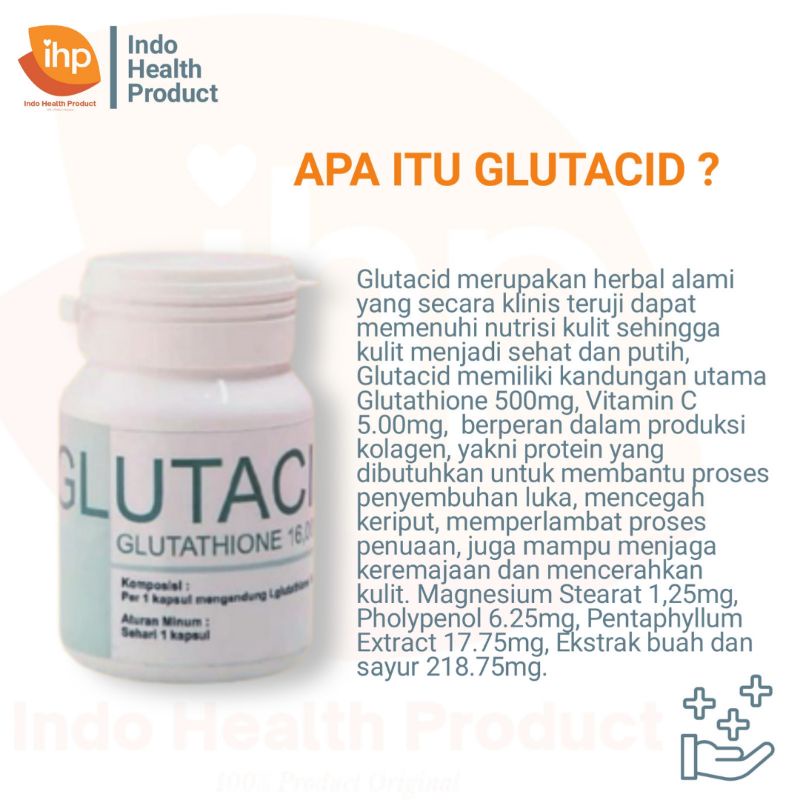 GLUTACID WHITENING 16 000 MG PEMUTIH BADAN CEPAT ALAMI PERMANEN