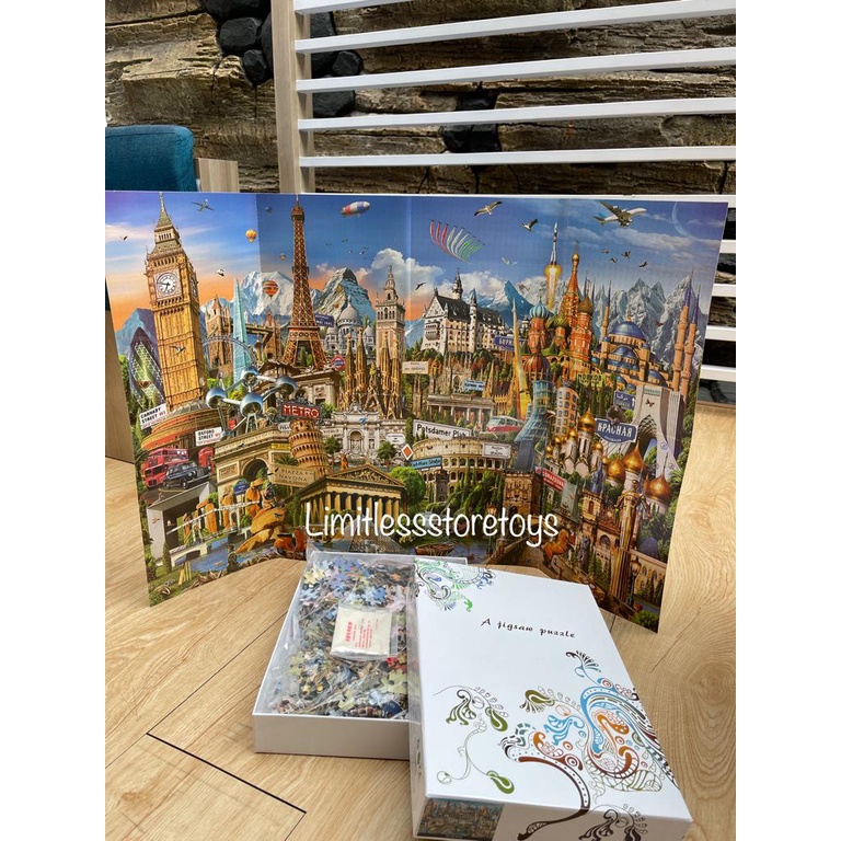 Jigsaw Puzzle 1000 Pcs / Puzzle Jigsaw 50 x 75 cm / Edukasi Anak