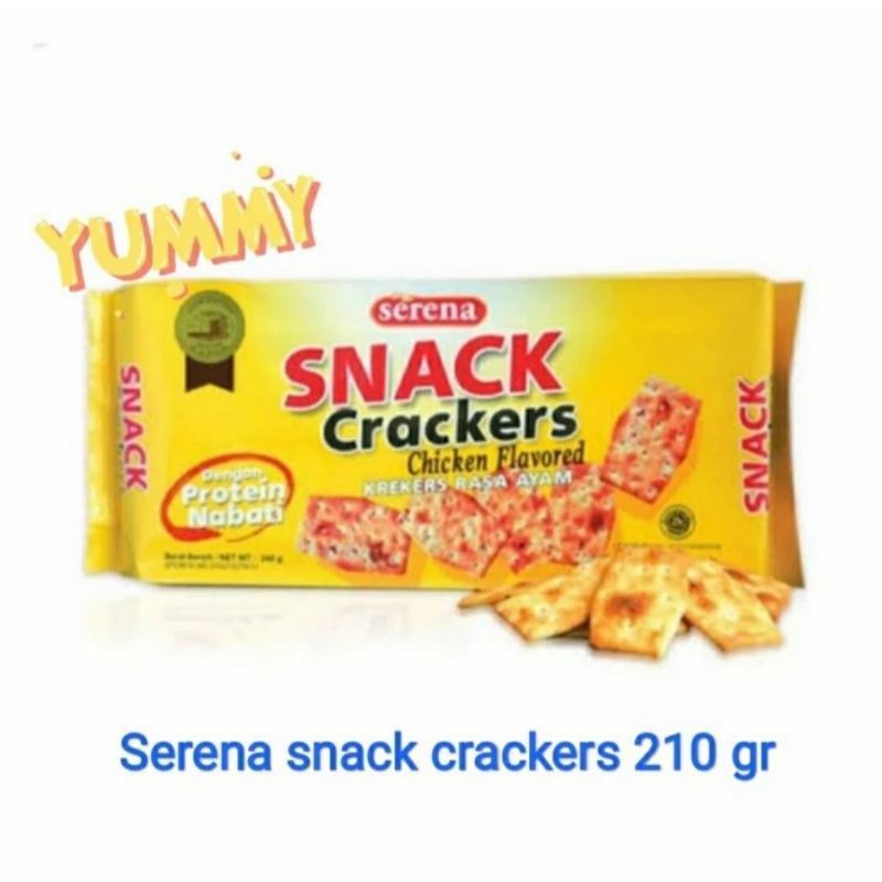 

serena snack crackers chicken flavored