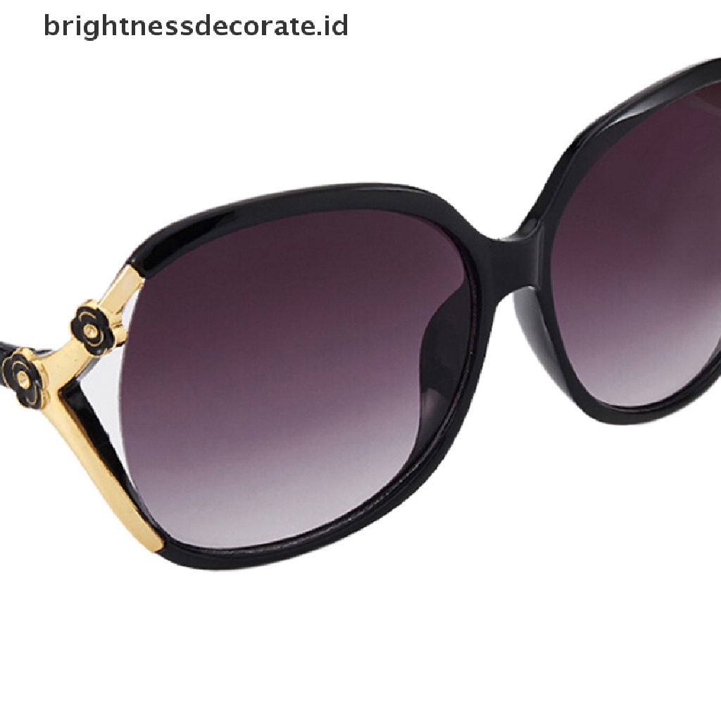 [Birth] Wanita Oversized Sunglasses UV400 Nuansa Besar Retro Round Eyewear2019Baru [ID]