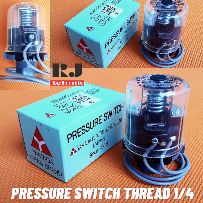 hanya disini] Sanyo Otomatis Pompa Air Pressure Switch Yamada Drat 1/4