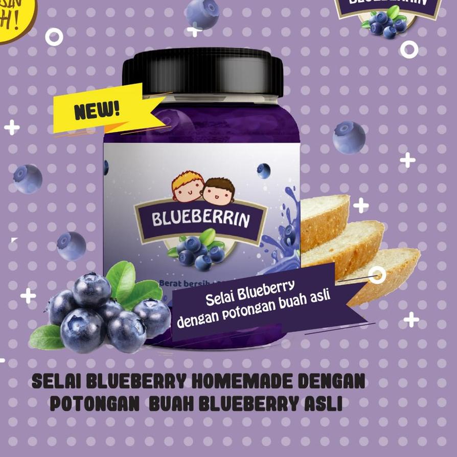 

Promo[KP8]-Selai Blueberrin 200Gr - OlesinAjah - Homemade