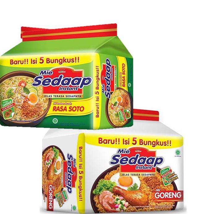 

Promo[HJ]-Mie Sedaap Soto 5 x 75 gr + Mie Sedaap Goreng 5 x 90 gr