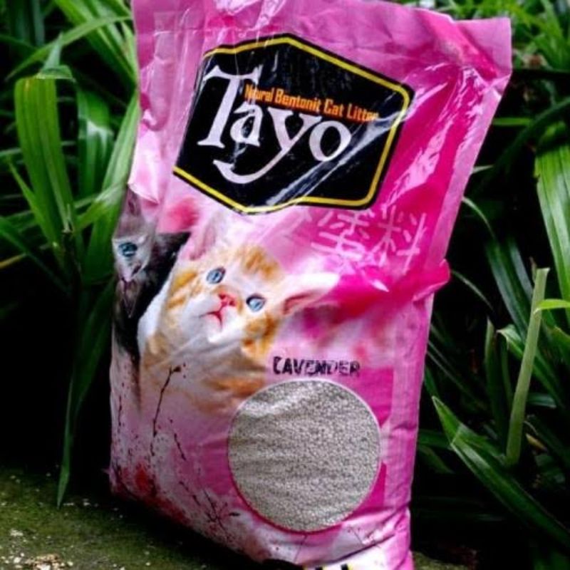 Tayo Pasir Kucing Gumpal Wangi Bentonit 1 Karung 25 Liter