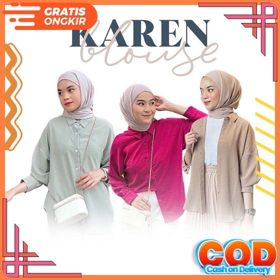 Ready Gamis Motif Katun Armany & Crinkle Krah Dada By Salvina Original Baju Muslim Wanita Lebaran 20