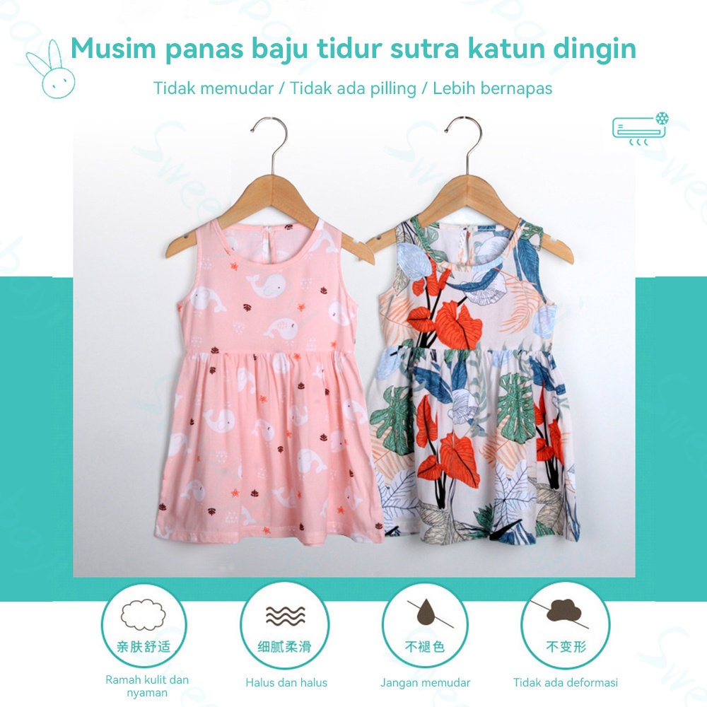 Sweetybayi Dress bayi anak katun Dress baju anak motif bunga Sabela dress bayi lucu