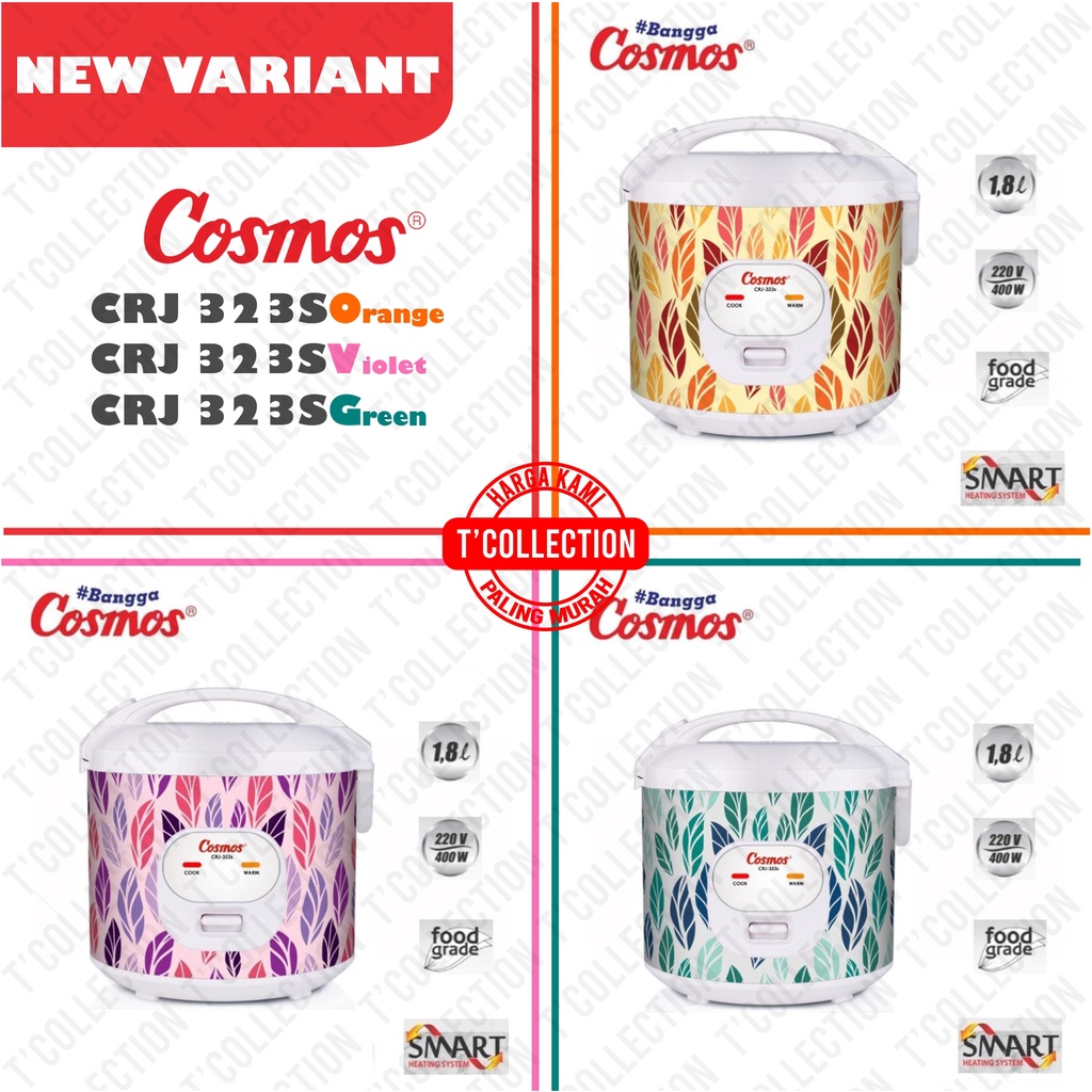 MAGIC COM / RICE COOKER COSMOS CRJ 323S / CRJ323S / CRJ323-S RICE COOK