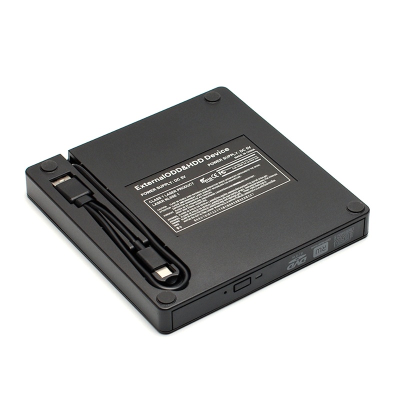 Zzz External ODD/HDD Device Case Box Usb3.0/Type-C Untuk Konektor High Speed 12.7mm 9.5mm Casing Drive Optik