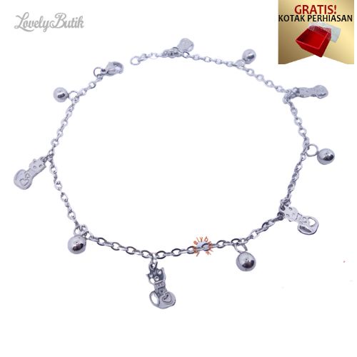 Gelang Kaki Titanium anti karat Gelang Wanita Dewasa Model Nemo New Kekinian Terbaru - Lovelybutik