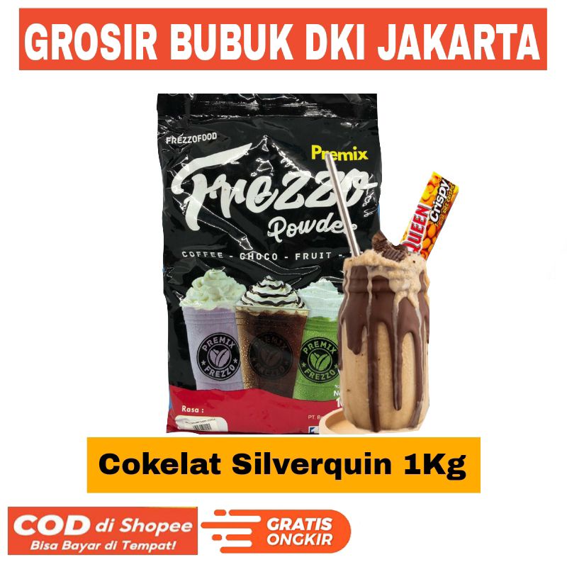 

Frezzo Cokelat Silverkuin 1Kg Bubuk Minuman Es Pinggir Jalan Powder Drink