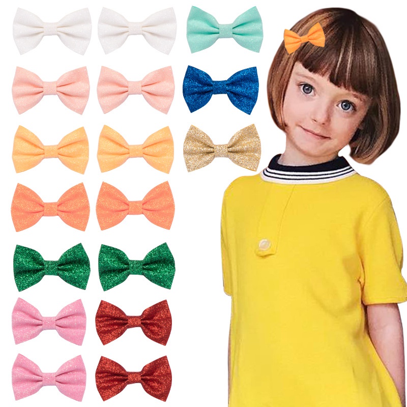 JEPITAN RAMBUT PRINCESS PITA CANDY GLITTER ANAK CEWEK PEREMPUAN JEPIT KOREA RIBBON BOW KNOT POLOS SMALL KECIL BLINK KLIP HAIRPIN PONI HAIR CLIP PIN SOLID COLOR WARNA WARNI COLORFUL KOREA KOREAN STYLE