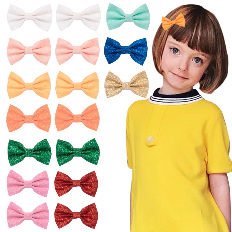 JEPITAN RAMBUT PRINCESS PITA CANDY GLITTER ANAK CEWEK PEREMPUAN JEPIT KOREA RIBBON BOW KNOT POLOS SMALL KECIL BLINK KLIP HAIRPIN PONI HAIR CLIP PIN SOLID COLOR WARNA WARNI COLORFUL KOREA KOREAN STYLE