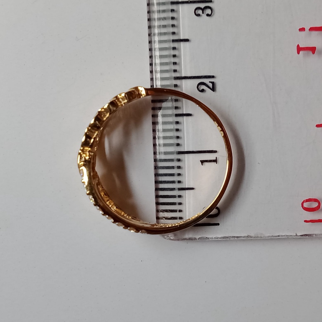 Cincin emas 17K - 2.25 gr kadar 750 - 4081