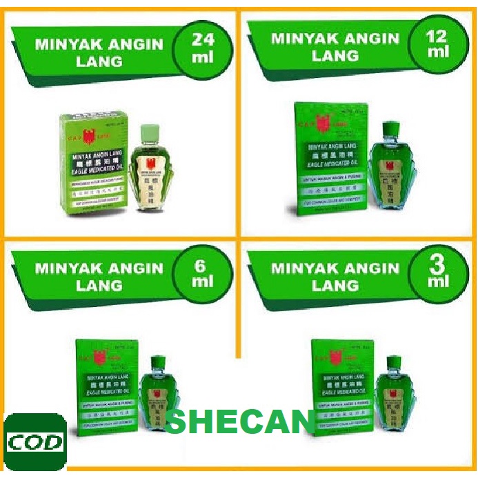 Minyak Angin Lang  Minyak Angin Cap Lang 3ml 6ml 12 ml 24ml