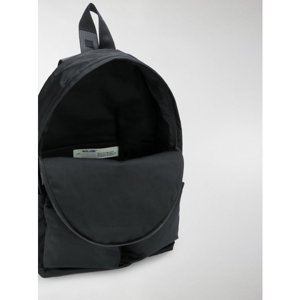 OW Arrow Nylon Backpack Black/Black 100% Original