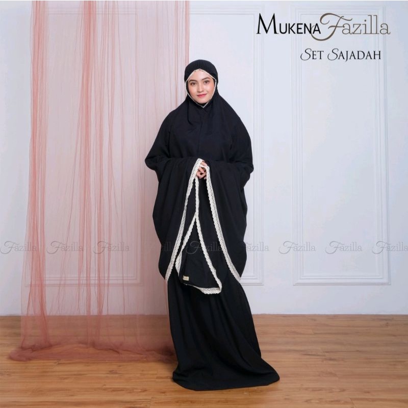 Mukena Fazilla Katun Premium Set Sajadah