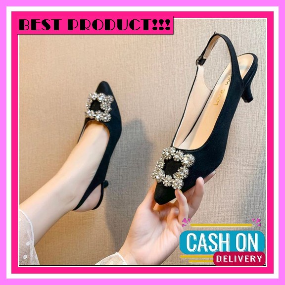 High Heels Pesta Wanita Sandal Hak Tinggi Perempuan Import Haigh Hels Hils Hills Heals Haihils Cewek