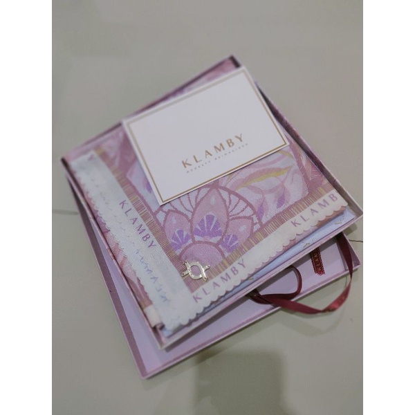 wearing Klamby sale Asha scarf