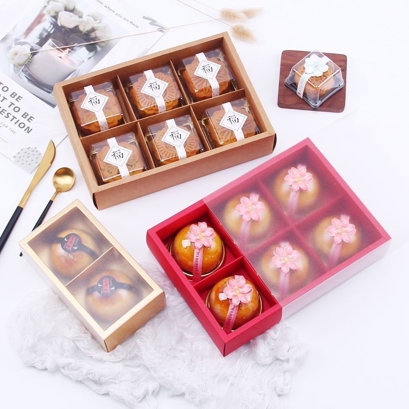 

(1pc) Box Imlek sekat 6 mika transparant #BS4
