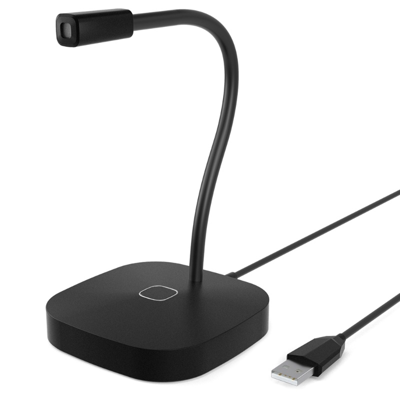 Zzz Mikrofon Laptop USB Desktop Voice Mic Sensitivitas Tinggi Gooseneck Speak Mic