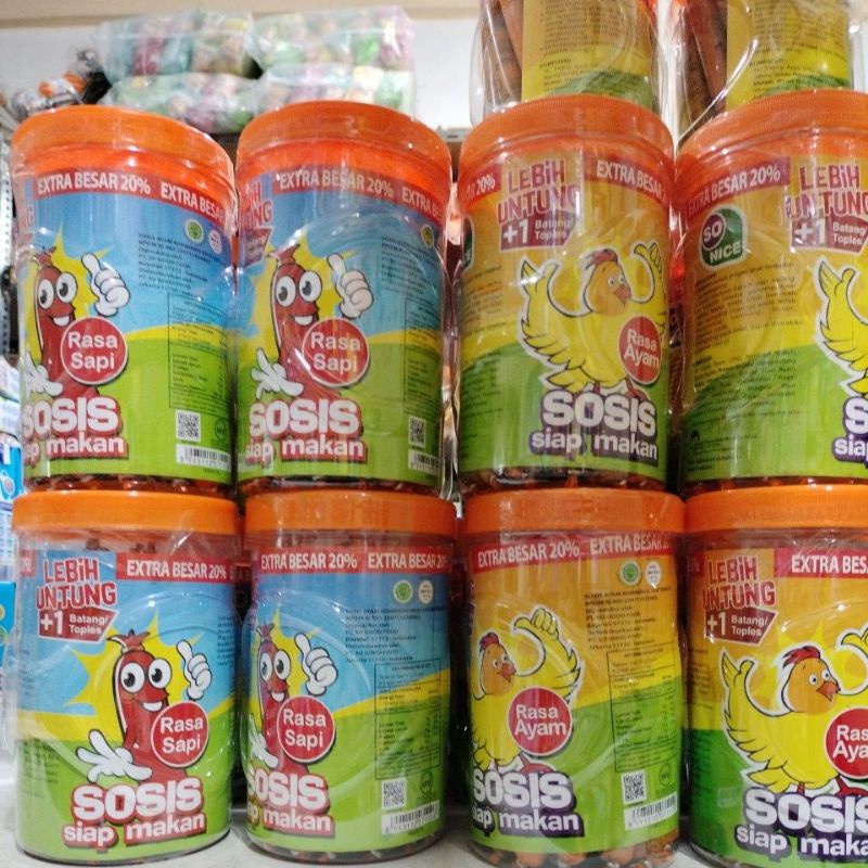 

SO NICE sosis toples/sosis isi 24+1/isi 17 yg jumbo