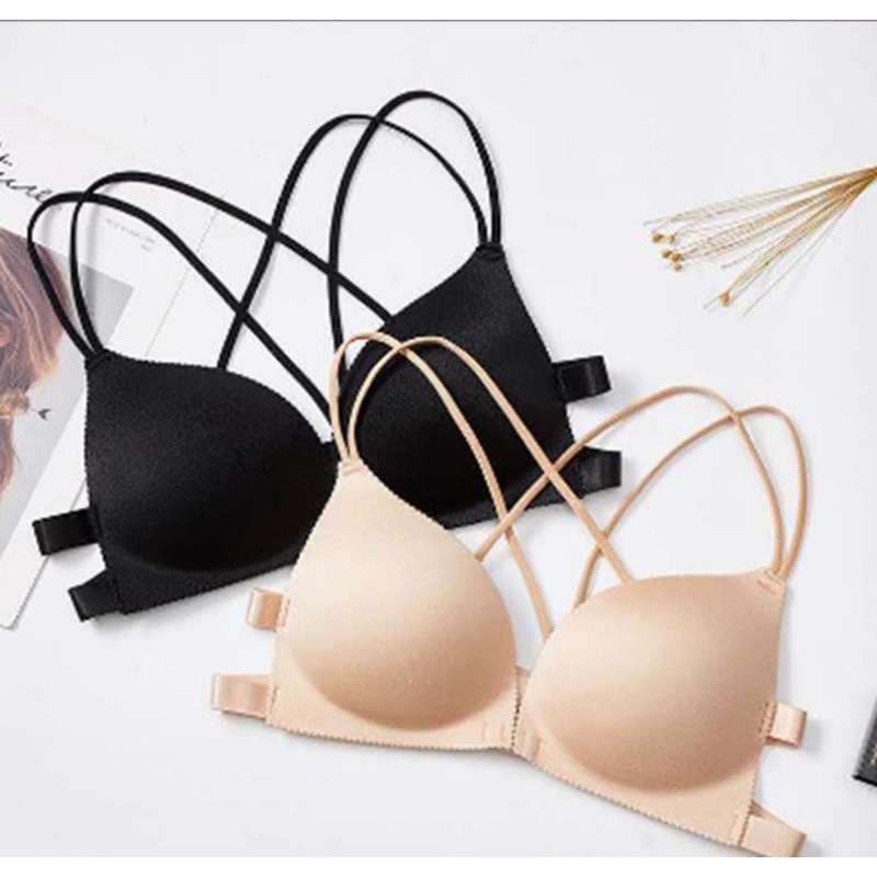 Bra wanita Model Seamless Tanpa Kawat Seamless Gaya Korea untuk Wanita