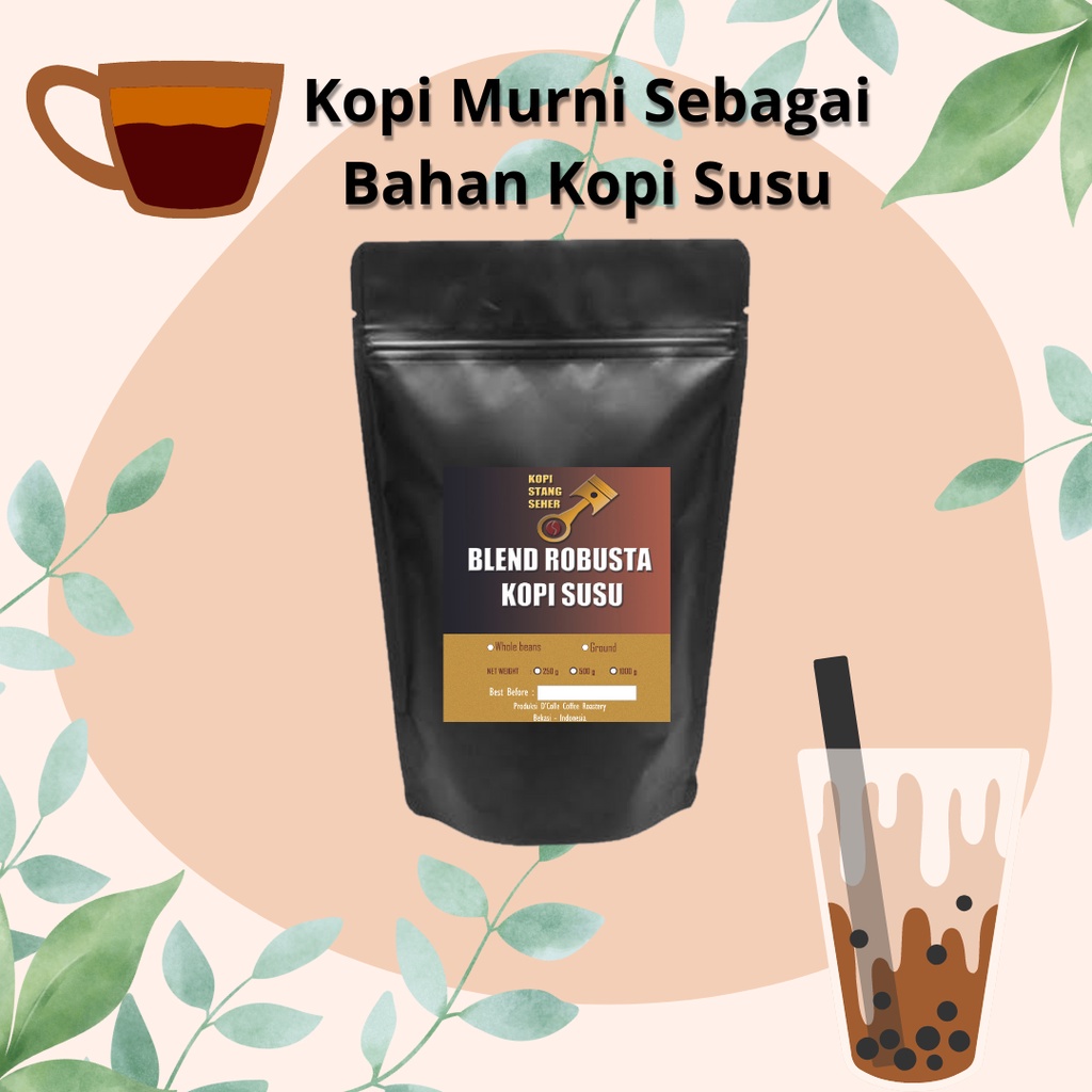 

Kopi STANG SEHER BLEND bahan kopi susu 250 gram kopi murni asli