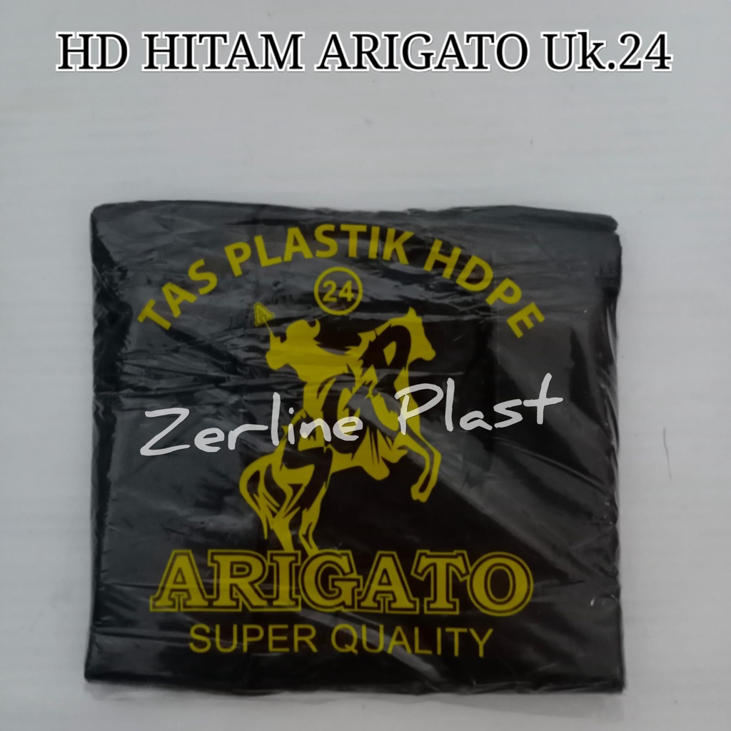 Kantong Plastik HITAM ARIGATO (TEBAL)