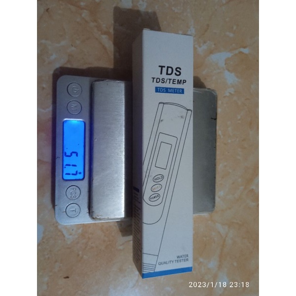 TDS meter sudah di KALIBRASI