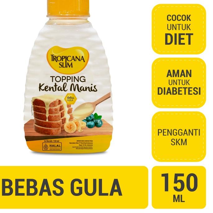 

PROMO[KF7]-Tropicana Slim Topping Kental Manis 150ml - Bebas Gula