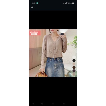 Baju pinkdose cardigan 14381
