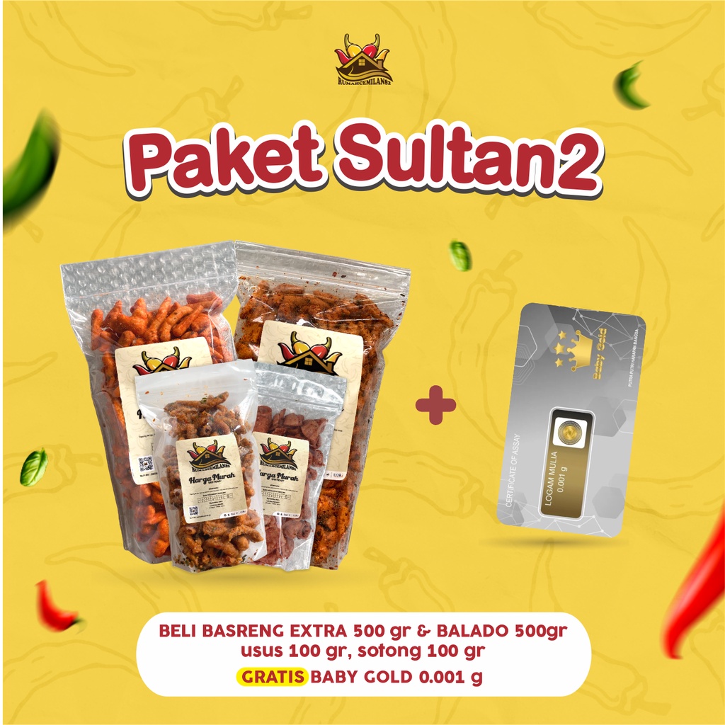 

PAKET SULTAN ( BASRENG EXTRA+BASRENG BALADO+USUS+SOTONG)(FREE LOGAM MULIA )