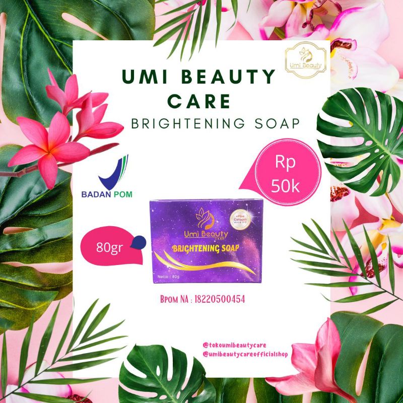 BRIGHTENING SOAP UBC (SABUN BATANG UMI BEAUTY CARE)