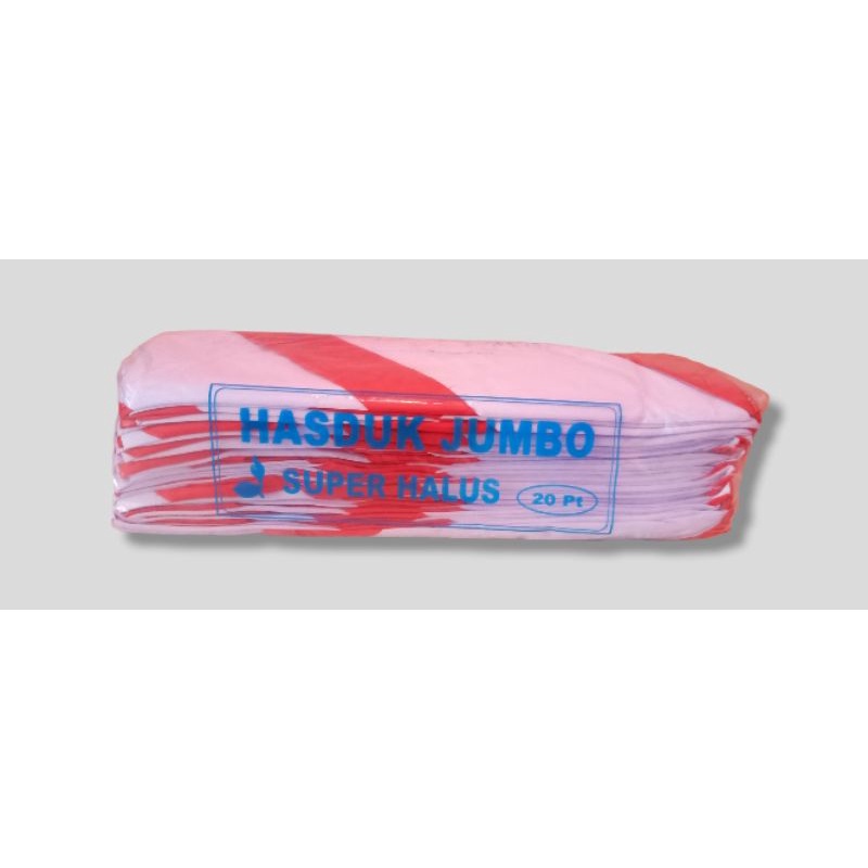 

Hasduk Jumbo isi 20biji(1kodi)kacu pramuka kacu jumbo