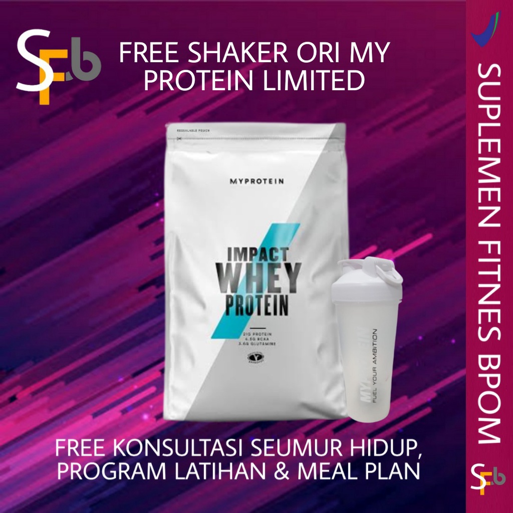 MY PROTEIN IMPACT WHEY 5.5 LBS 100 SERVING UK BPOM