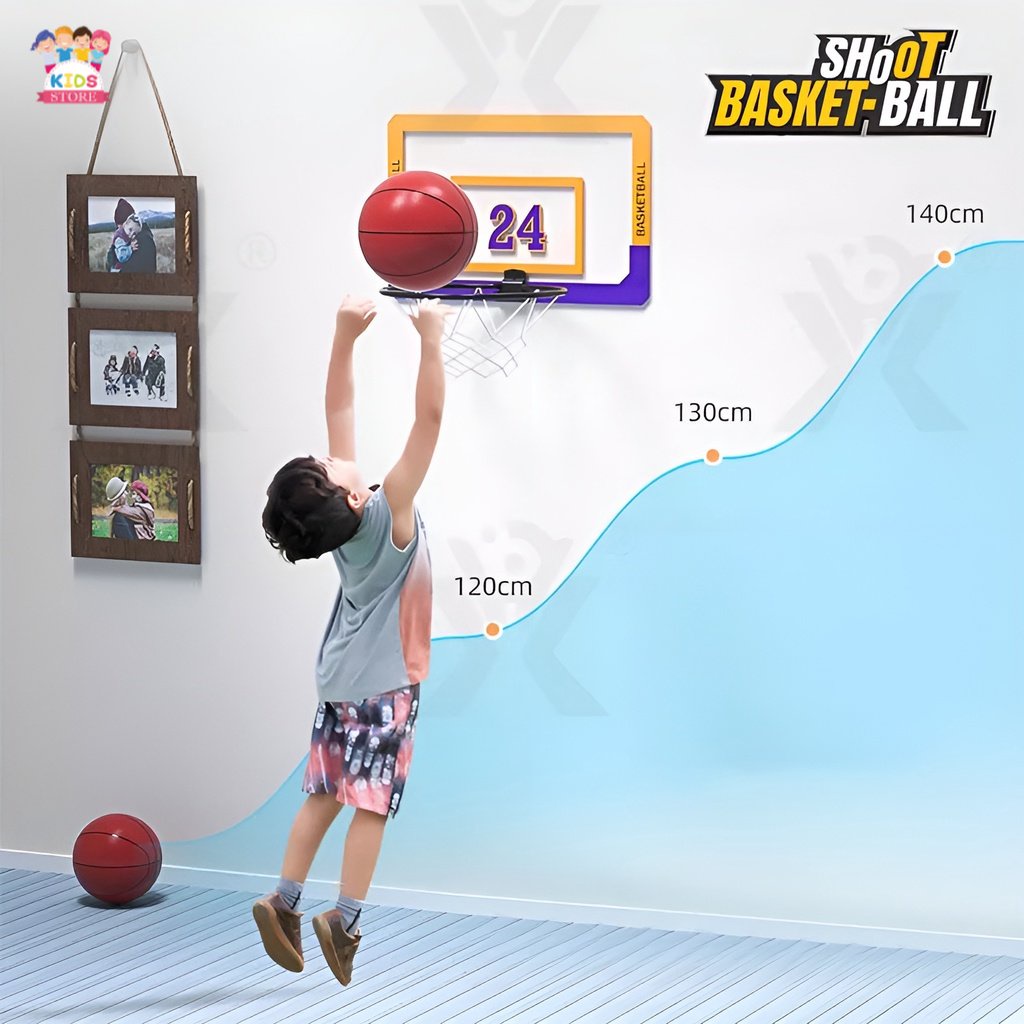 Mainan Bola Basket Ring | Mainan Outdoor Olahraga Anak Shoot Basket Ball | Mainan Anak Laki Laki 3-4-5-6-7 Tahun Seru Untuk Keluarga