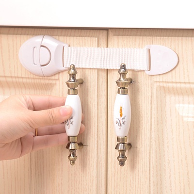 ⭐️𝐈𝐇𝐒 𝟒𝟓𝟔 𝐋𝐚𝐦𝐩𝐮𝐧𝐠⭐️Alat Pengunci Lemari Kulkas Kabinet Pengait Laci Belt Serbaguna