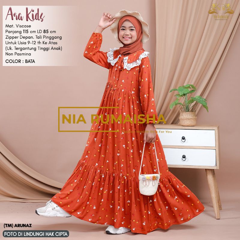 ARA KIDS / GAMIS RAYON / GAMIS REMAJA / NIA RUMAISHA