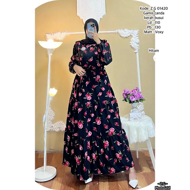 GAMIS VOXY CANDA VIRAL KEKINIAN GAMIS MURAH(ZF)