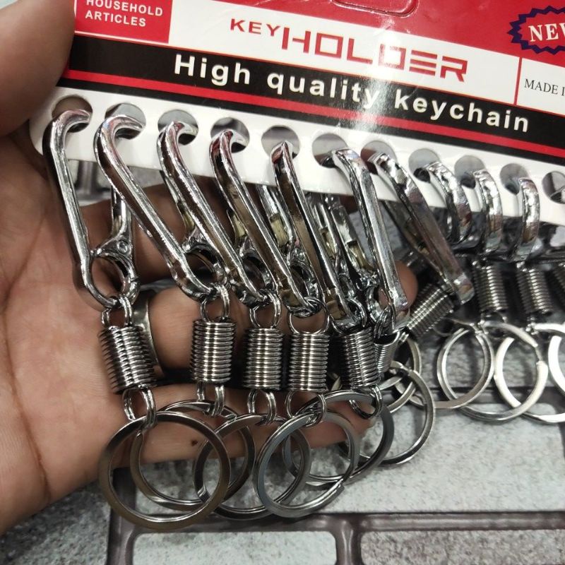 Grosir!!! Gantungan Kunci Ring per stainless lusinan isi 12pcs