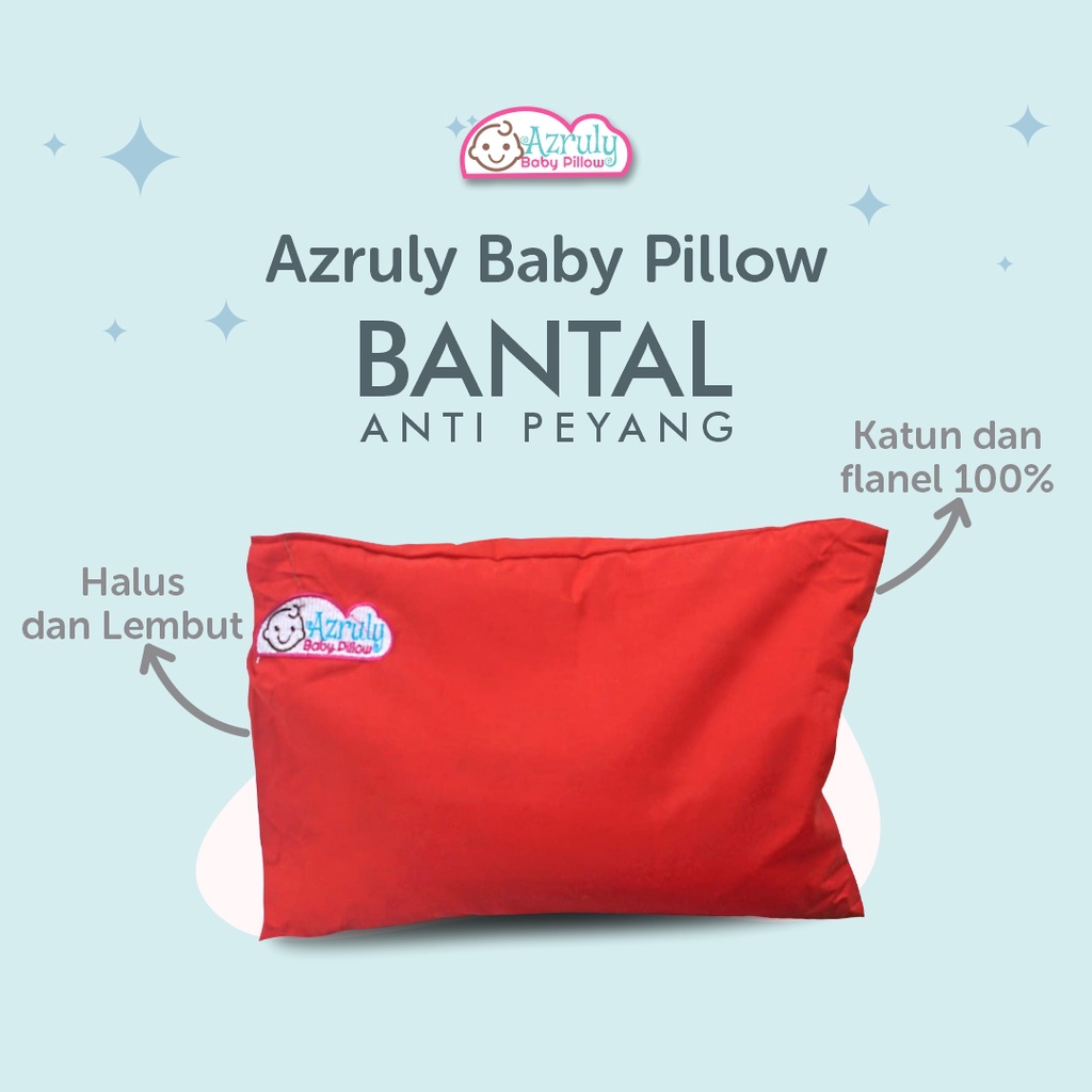 Azruly Baby Pillow + Selimut Bayi Hangat - Bantal Kesehatan Bayi Anti Peyang OPSIMOM | 2 PCS