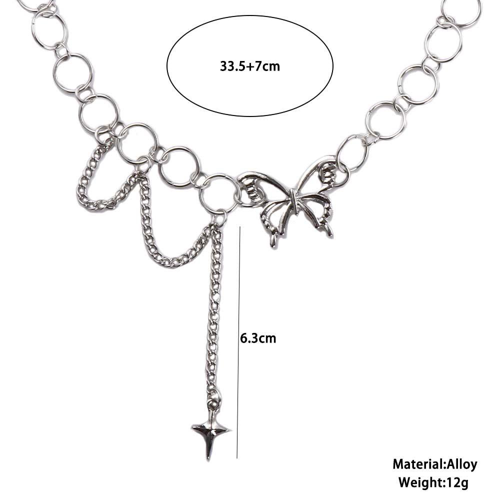 Mxbeauty Rantai Klavikula Gadis Vintage Perempuan Desain Perhiasan Rasa Hadiah Untuk Her Gaya Korea Liontin Kalung