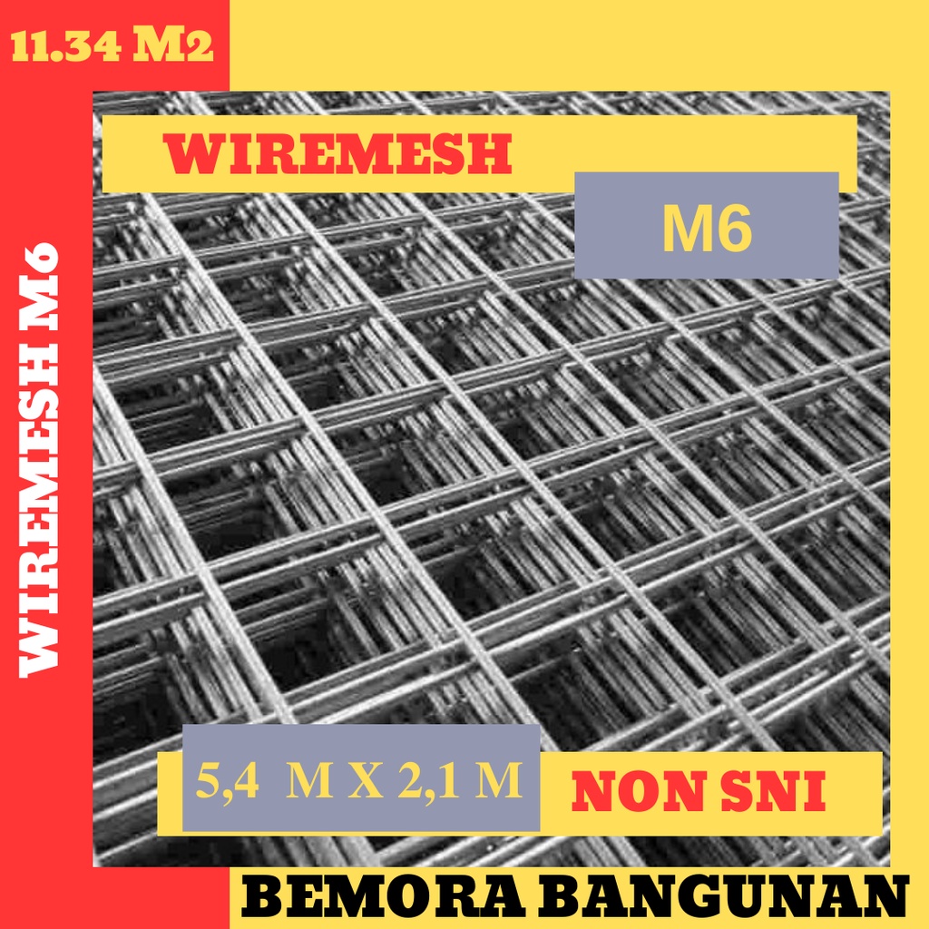 Jual Wiremesh M6 / Wiremesh 6 Mm (Harga Grosir & Free Ongkir) | Shopee ...