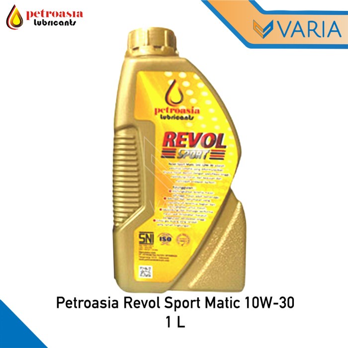 Petroasia Revol Sport Matic SAE 10W-30 SN 1 L Oli Mesin Motor Matic